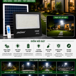 Jindian JD-81000L Solar Flood Light (1000W)