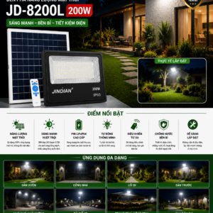 Jindian JD-8200L Solar Flood Light (200W)
