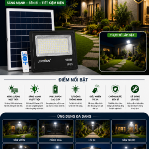 Jindian JD-8800L Solar Flood Light (100W)