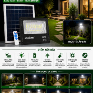 Jindian JD-8860L Solar Flood Light (60W)