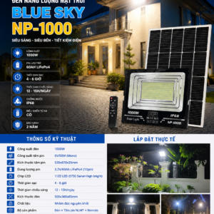 BlueSky NP-1000 Solar Flood Light (1000W)