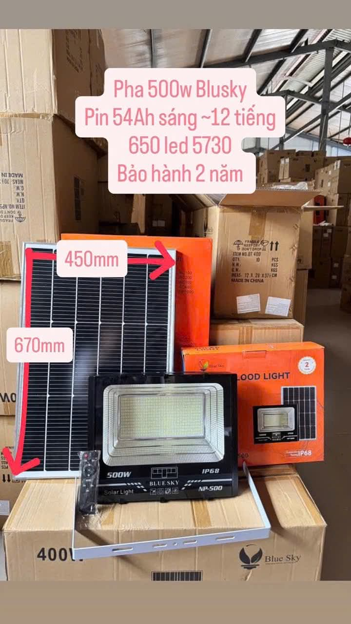 Solar flood light Bluesky NP-500W - Image 4